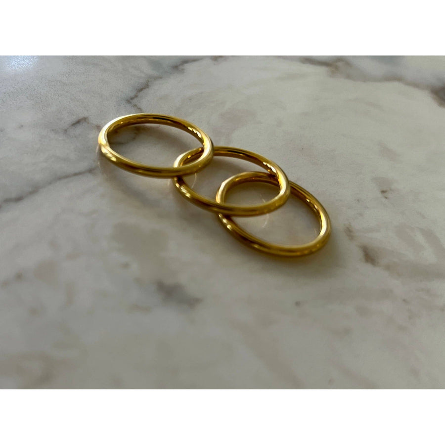 Stacking Gold Ring Set