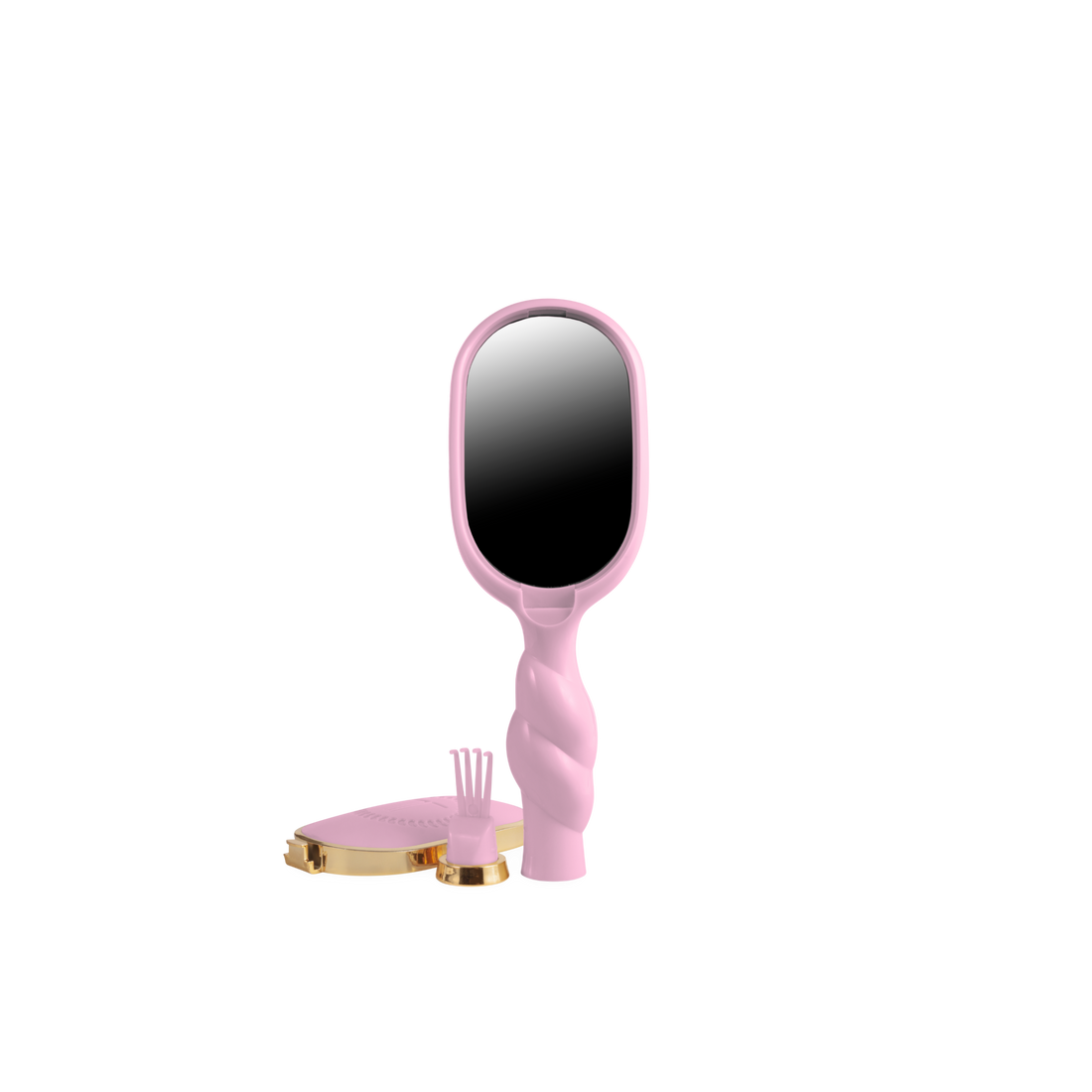 Detangler Mini Hair Brush for Medium Hair (Bubblegum Pink)