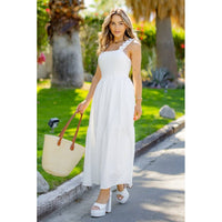 Solid Chiffon Maxi Dress