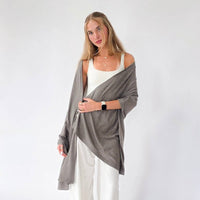 Catalina Cashmere Scarf (Grey)