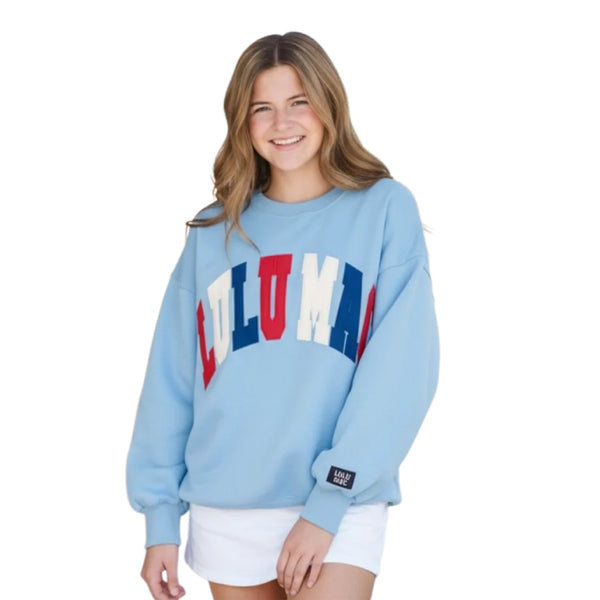 Lulu Mac Sweatshirt (Red/white/blue)