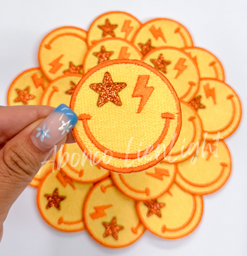 Orange Bolt Smiley
