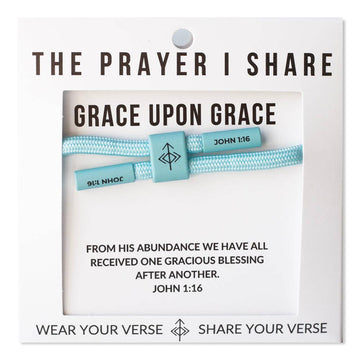 GRACE UPON GRACE Christian Cord Bracelet