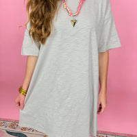 Slub Tshirt Dress