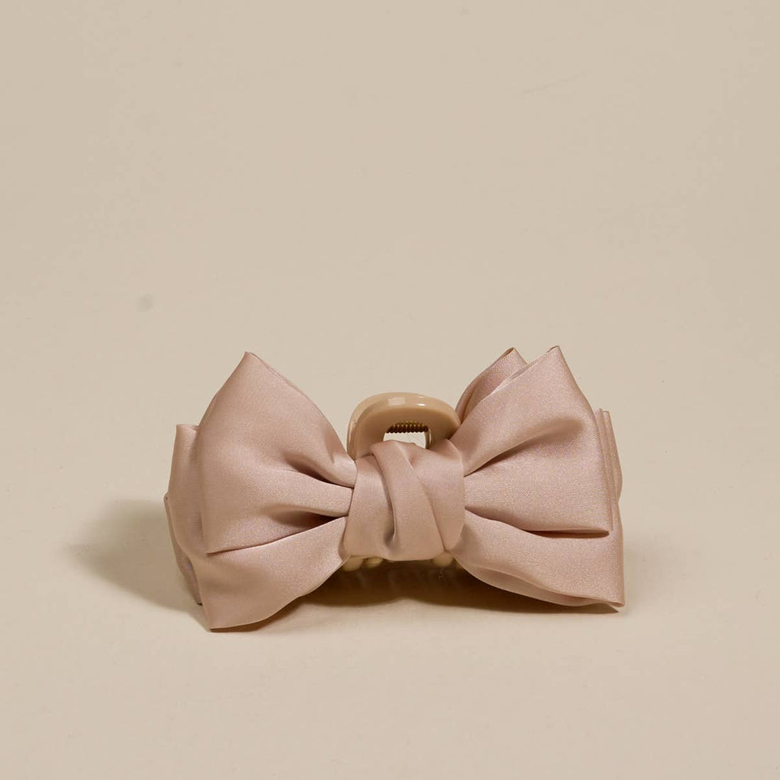 Mini Satin Bow Claw Clip