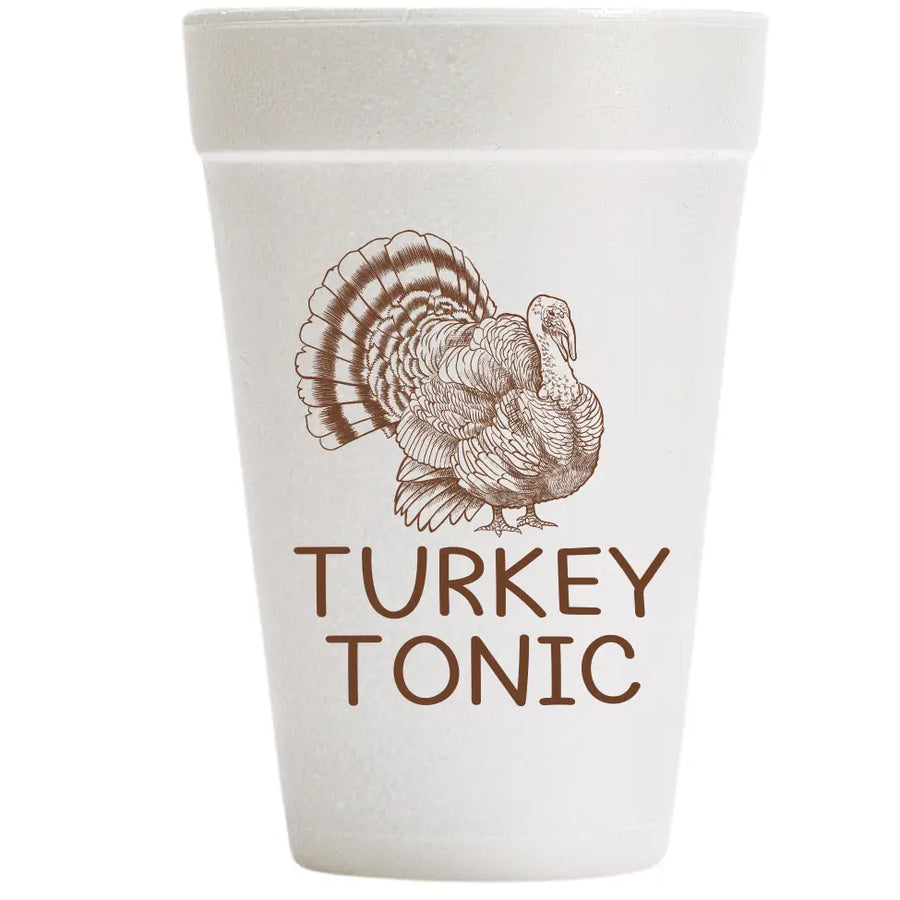 Turkey Tonic Styrofoam cups
