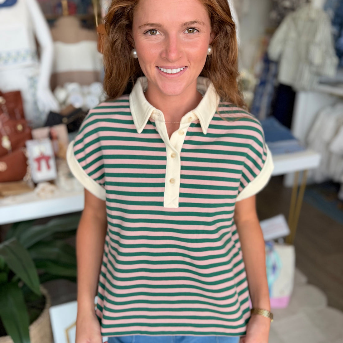 Megan Top (Green)