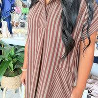 Shelly Dress (Brown)