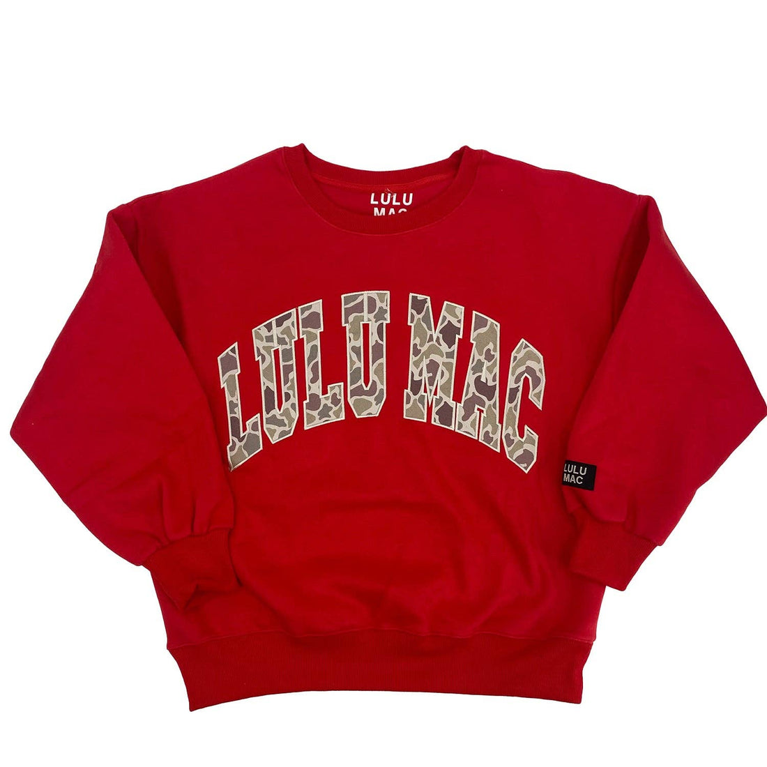 Lulu Mac Sweatshirt (Red/Camo)