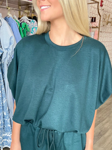 Kenna Top (dark teal)