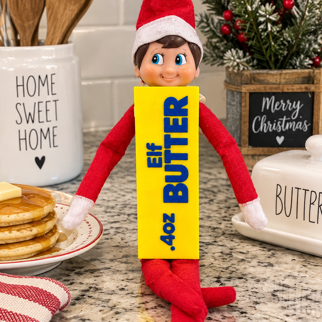 PRESALE-Christmas Elf on the Shelf Butter Outfit