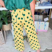 Vivian Pant (Green/Mustard)