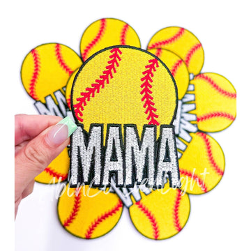 Softball Mama Patch