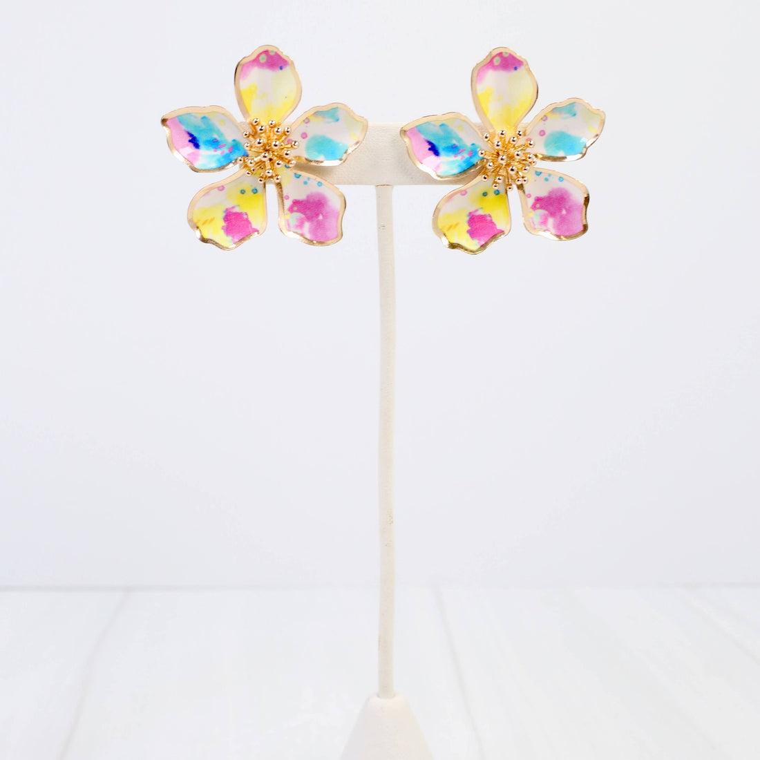 Monett Flower Post Earring Multi