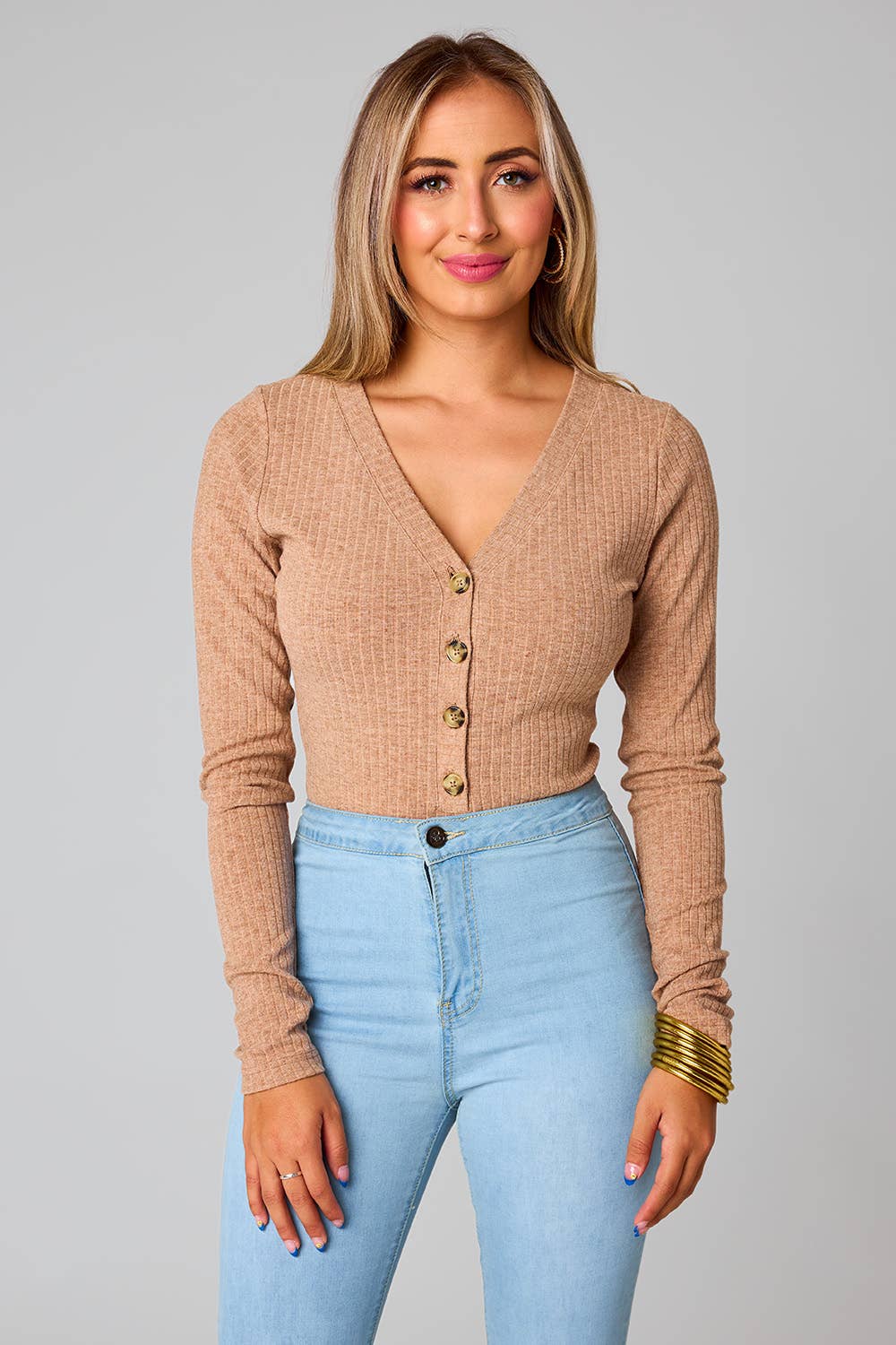 BuddyLove - Holly Chocolate Long Sleeve Bodysuit