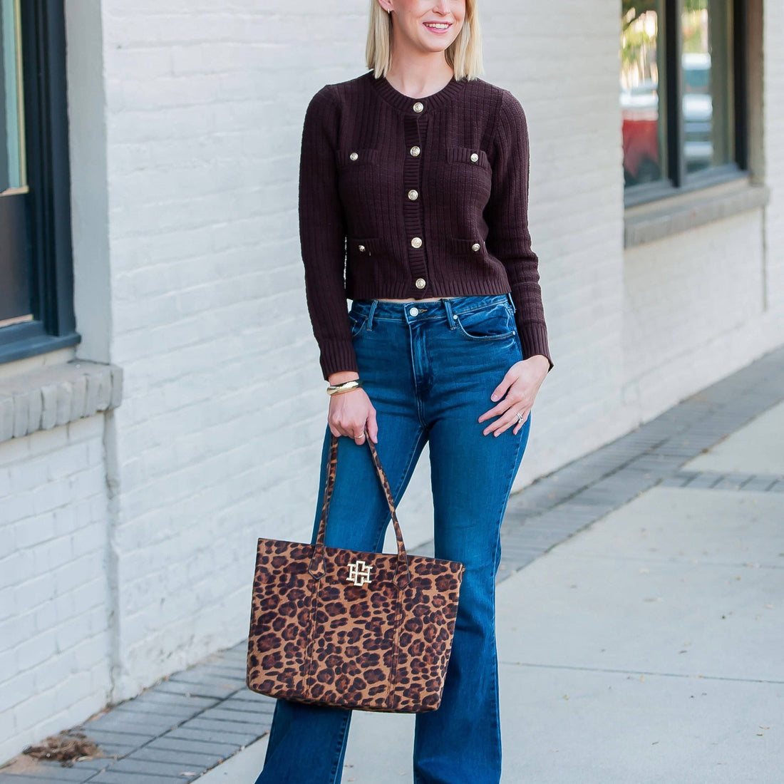 Heath Tote Bag (Spotted Saddle)