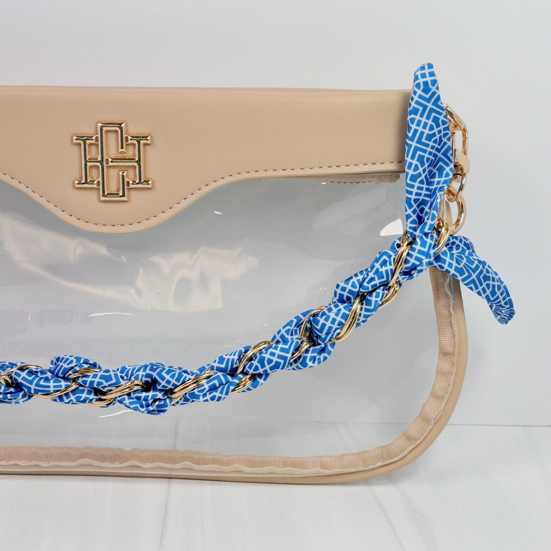 Serafina Scarf Purse Chain (Blue)
