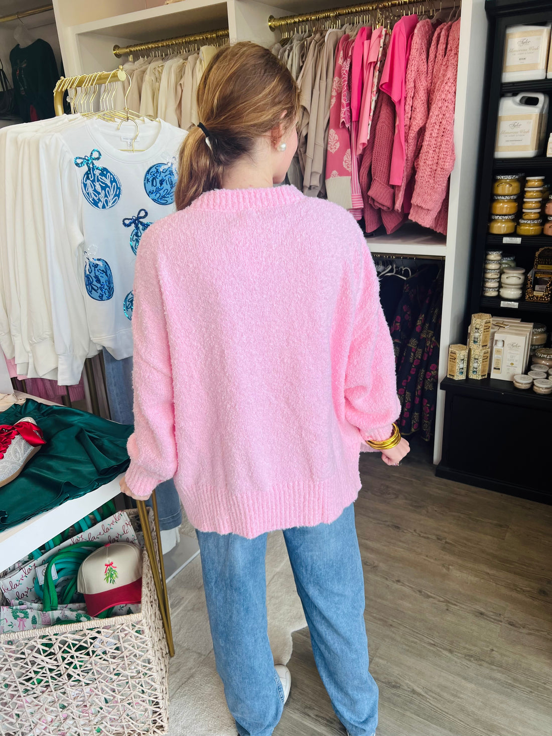 Bow Christmas Tree Sweater