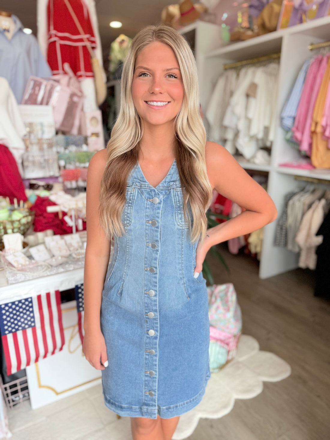 Sabrina, Dear John Denim Dress