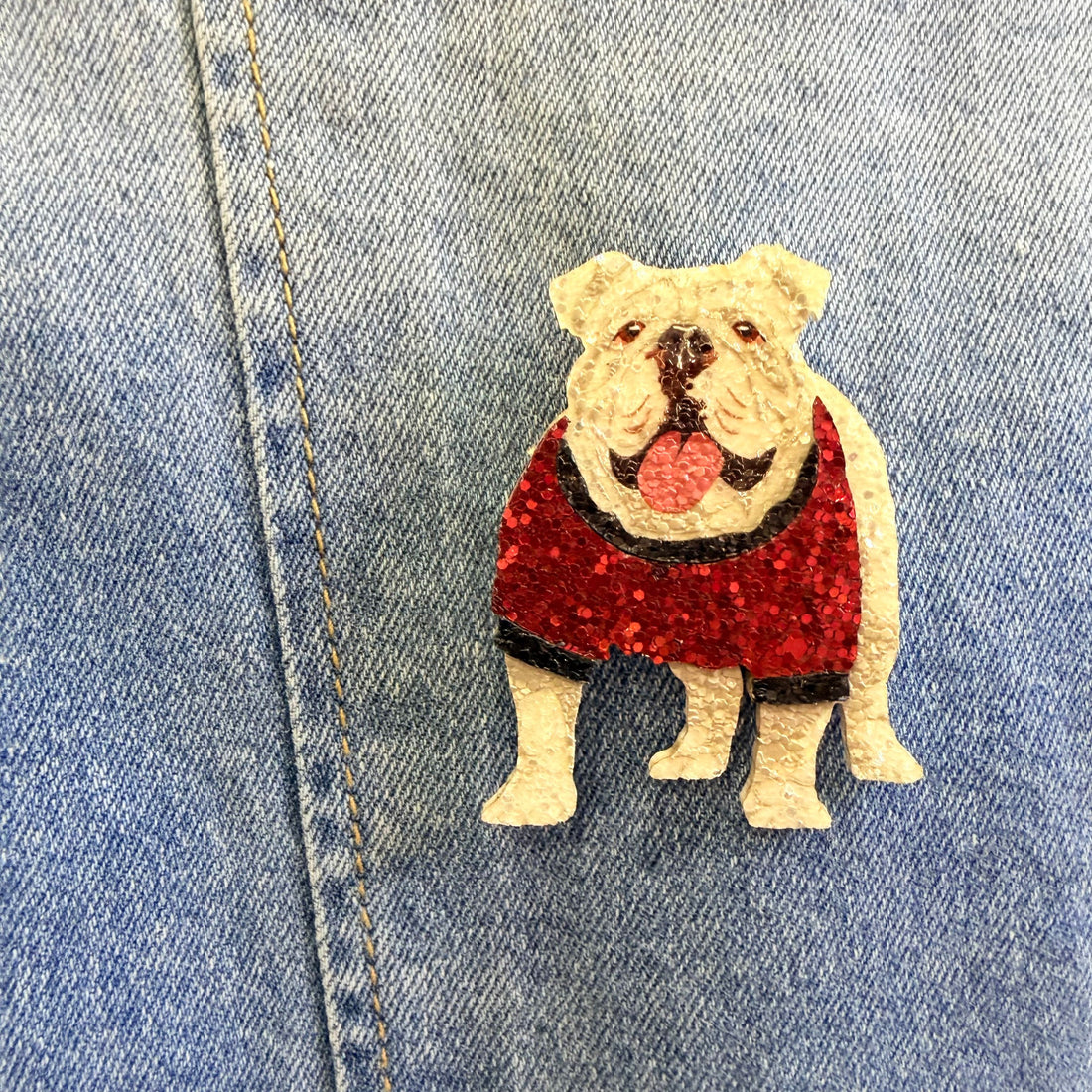 Bulldog Brooch