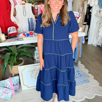 Kinsley Dress (Navy)