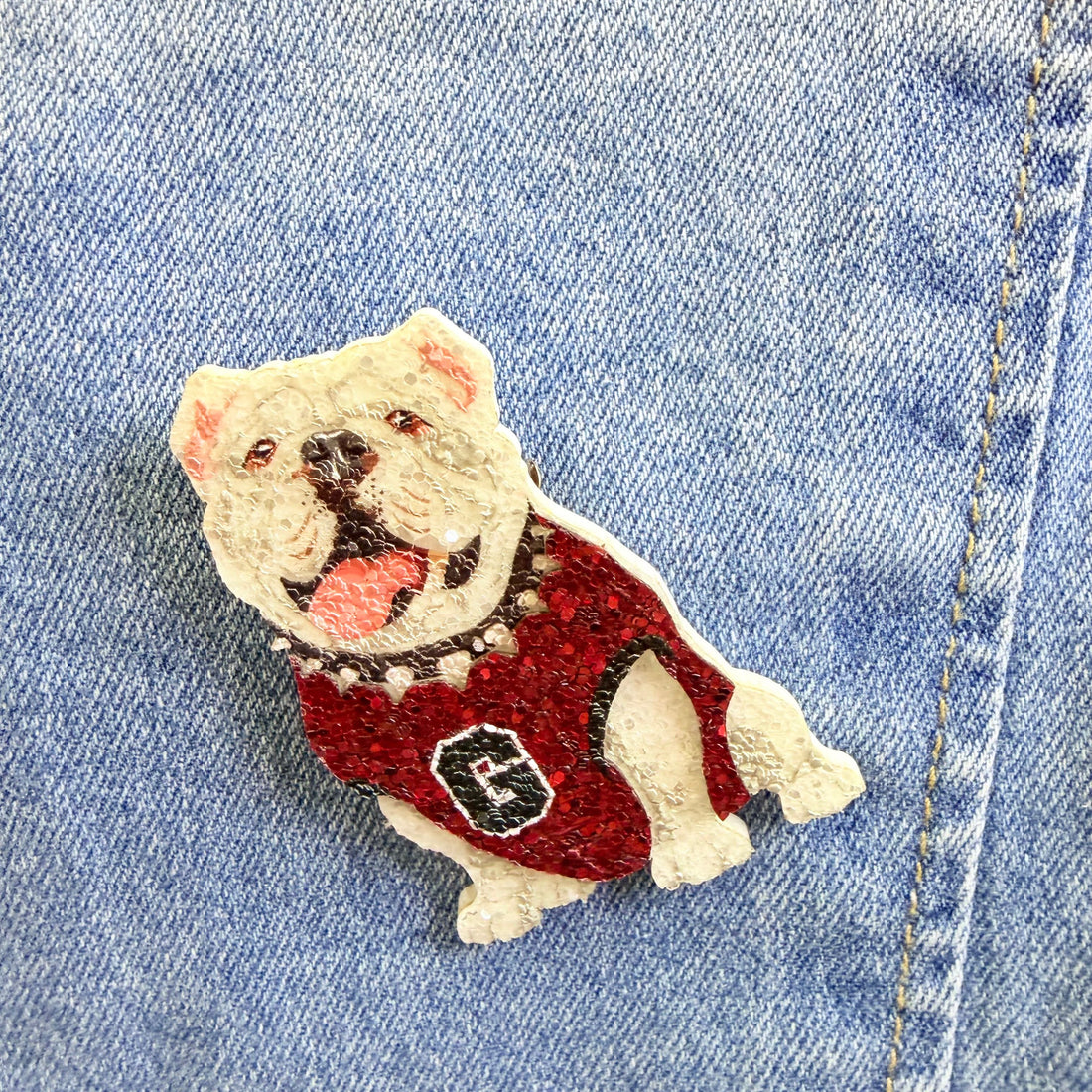 Bulldog Brooch (G)