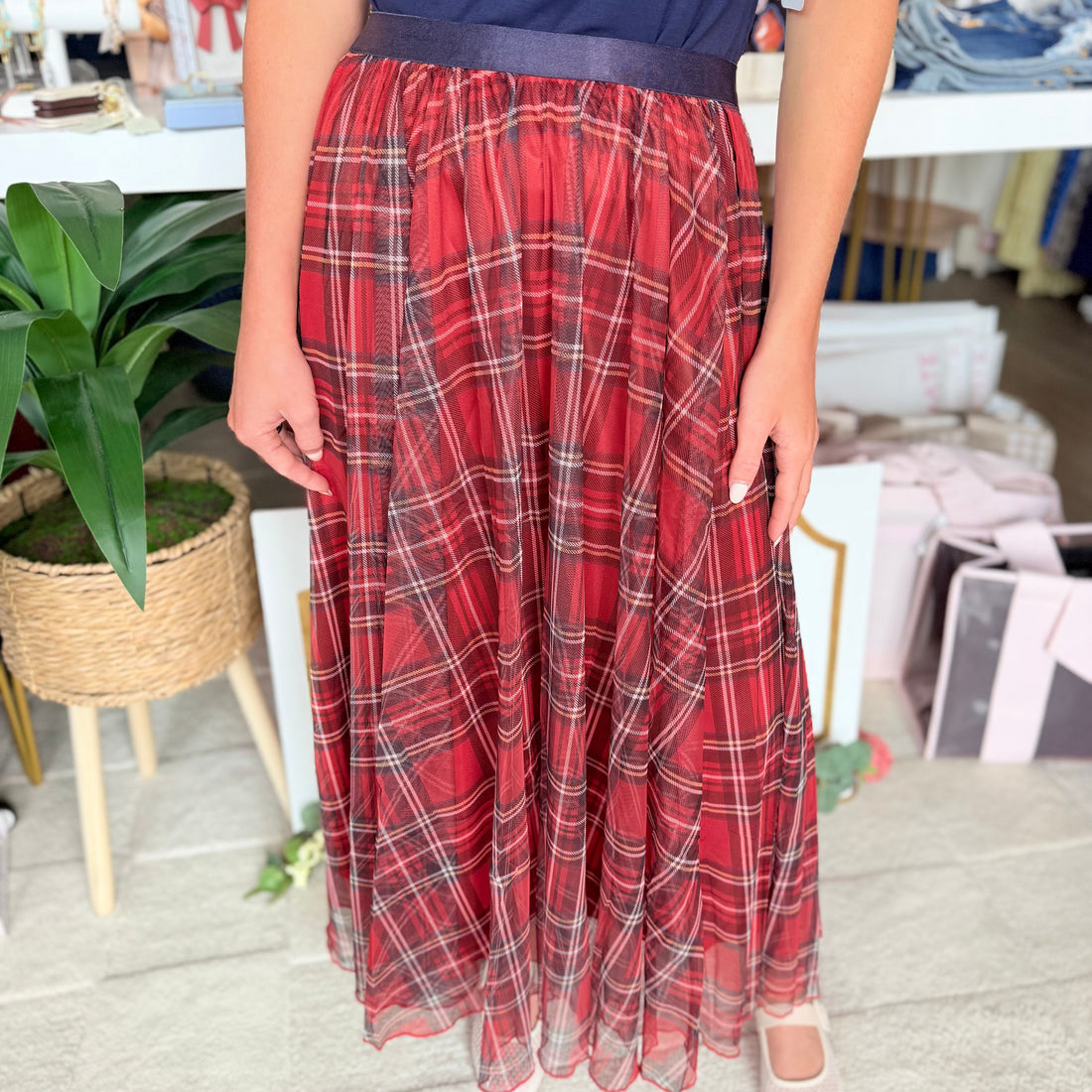 Riley Skirt (Red)