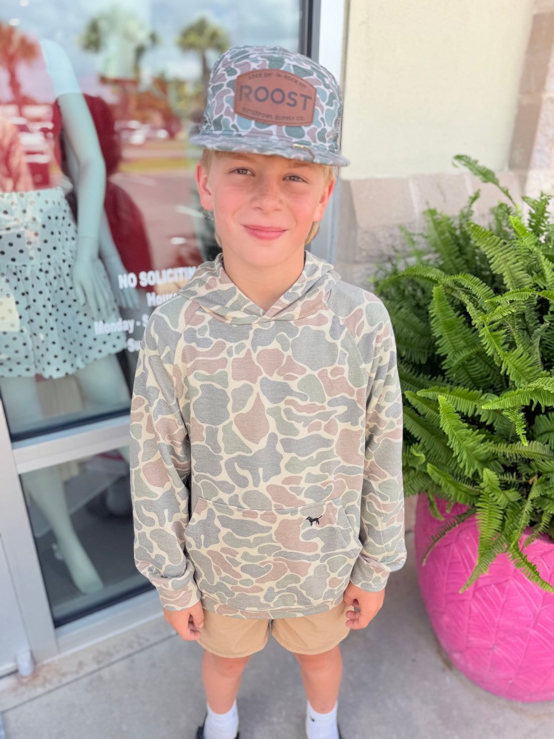Youth Camo Pullover