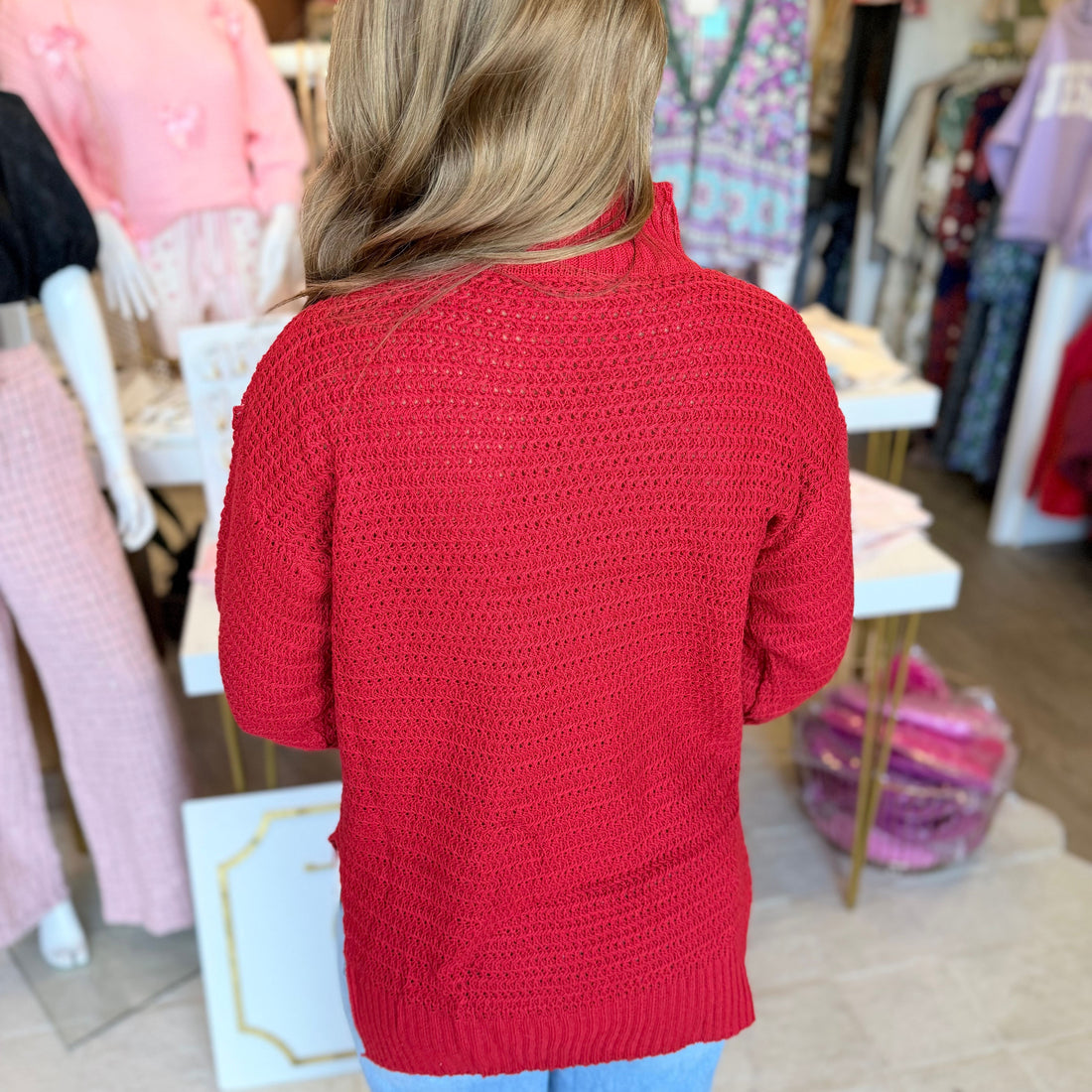 Chelsea Sweater (Red)