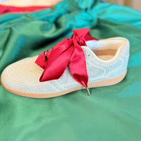 Satin Shoe String Laces (red)