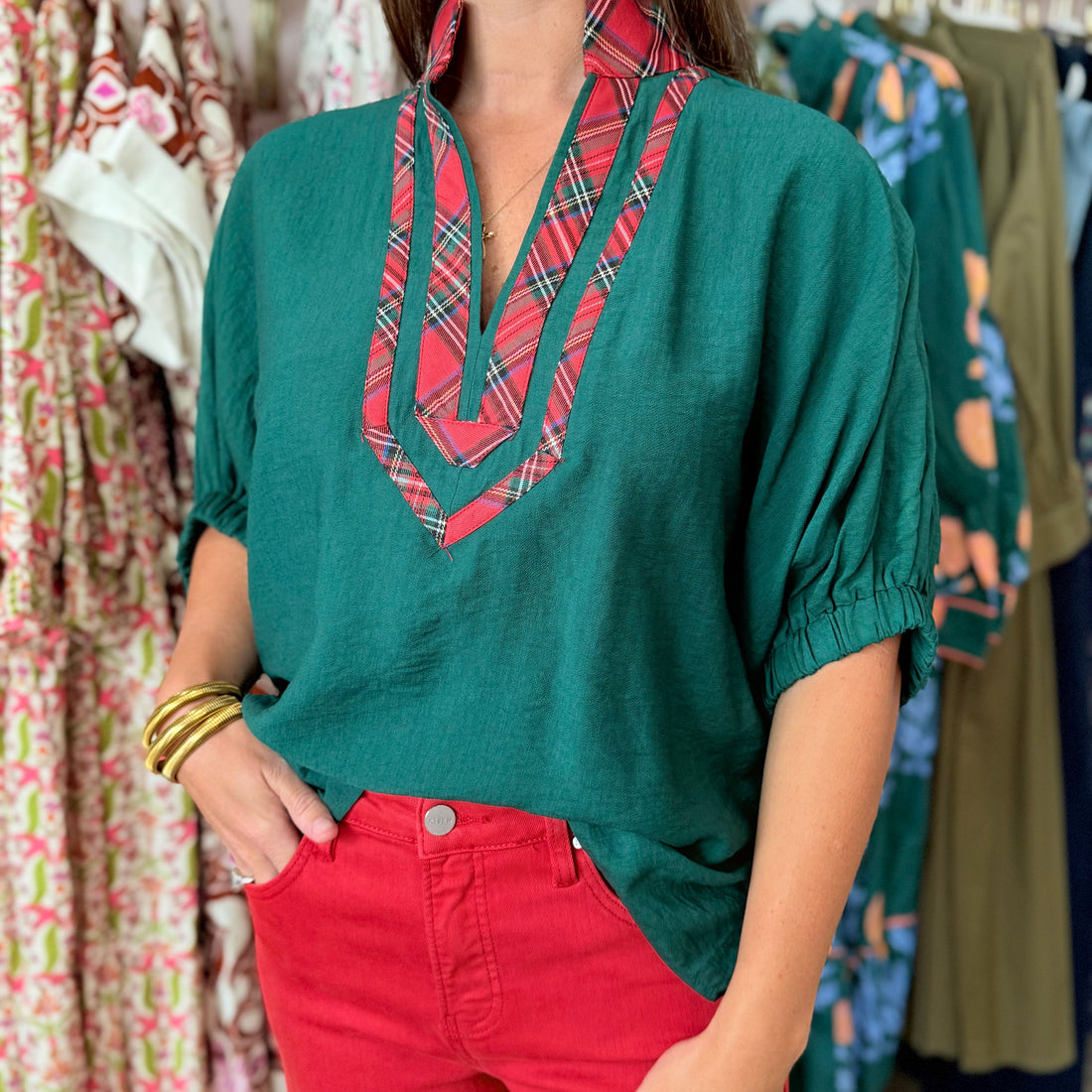 Hailee Top (green)