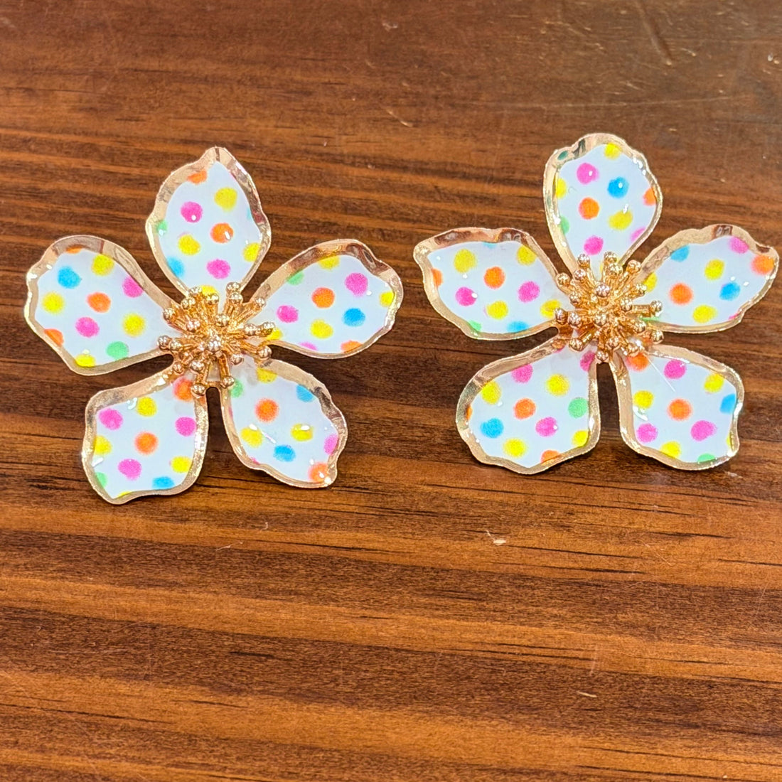Flower Stud Earring (Multi)
