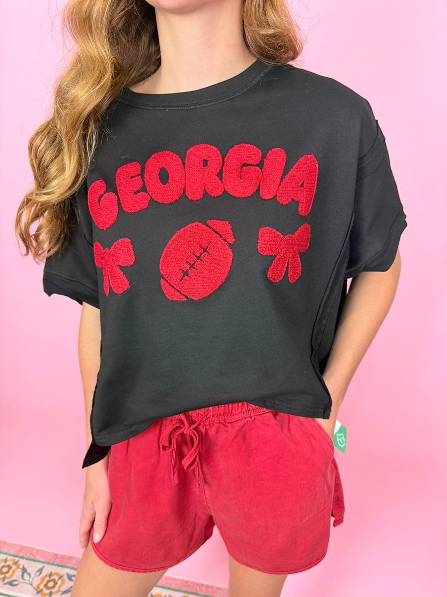 Georgia Crochet Tee
