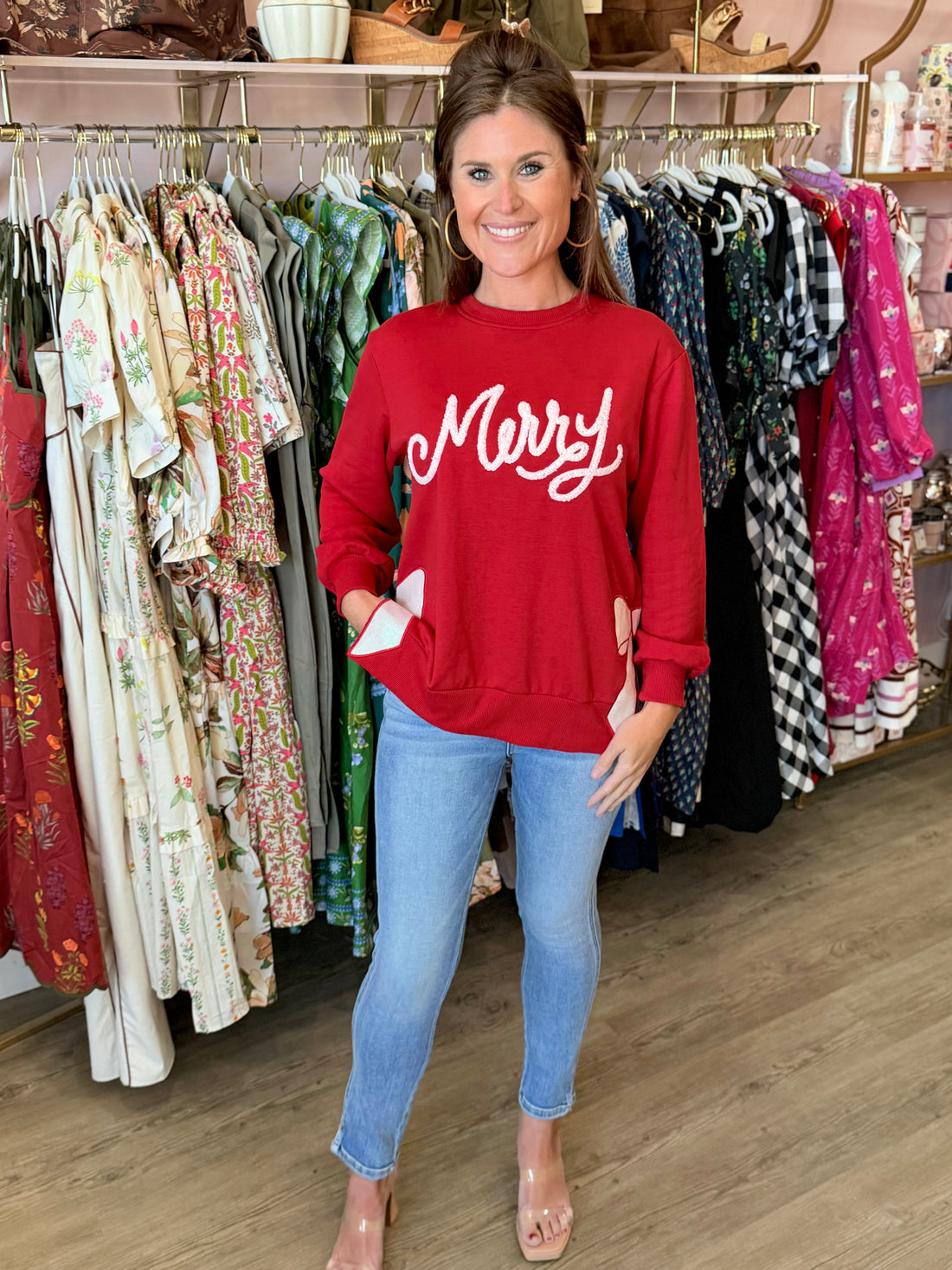 Merry Bows Sweatshirt