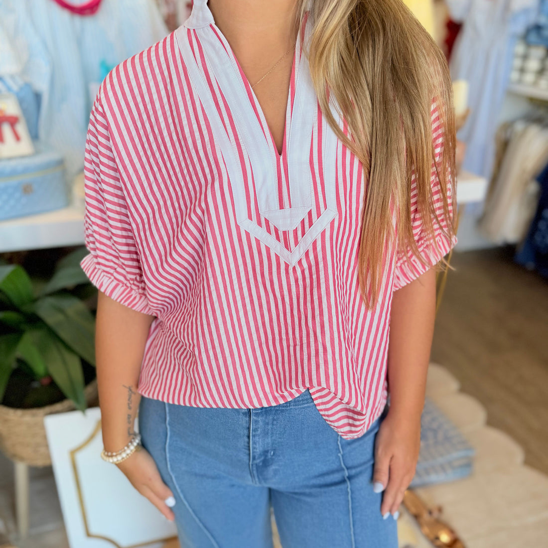 Arlo Top (Red)