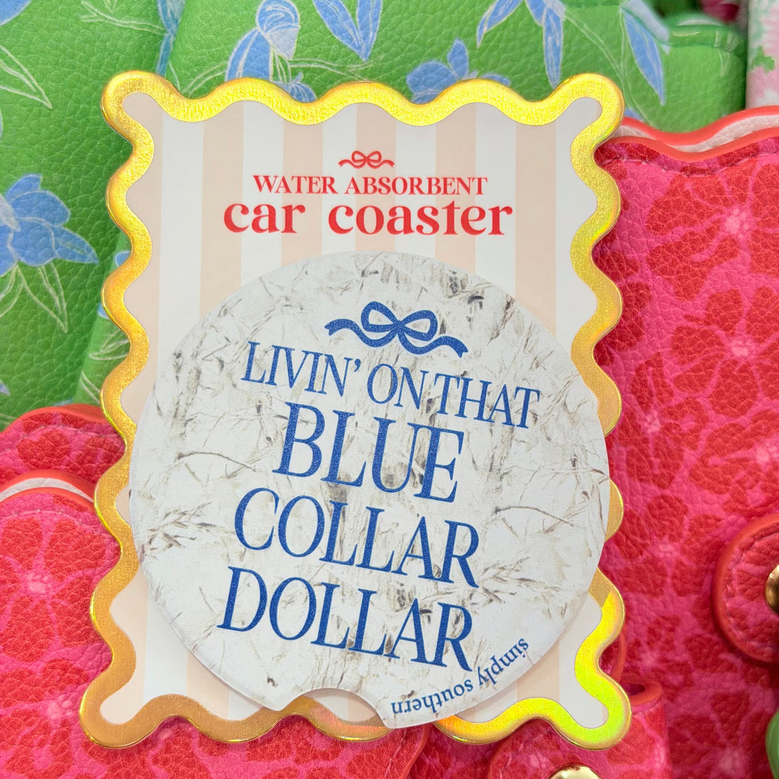 Blue Collar Car Coaster