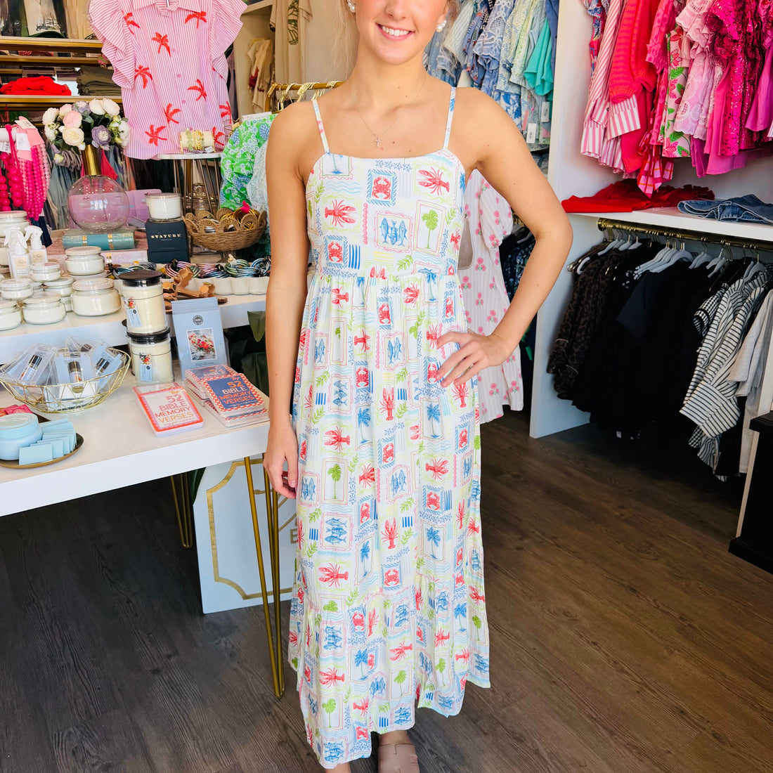Tiered Coastal Dress