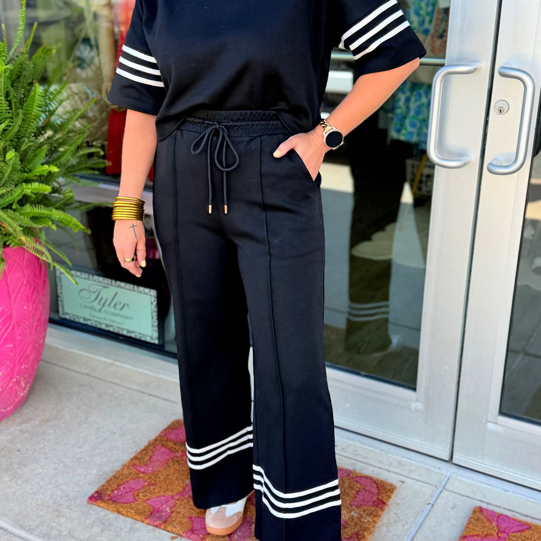 Val Top (Black/Cream)
