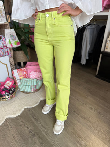 Chelsey Pant (lime)