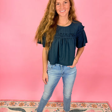 Chelsea Top (navy)