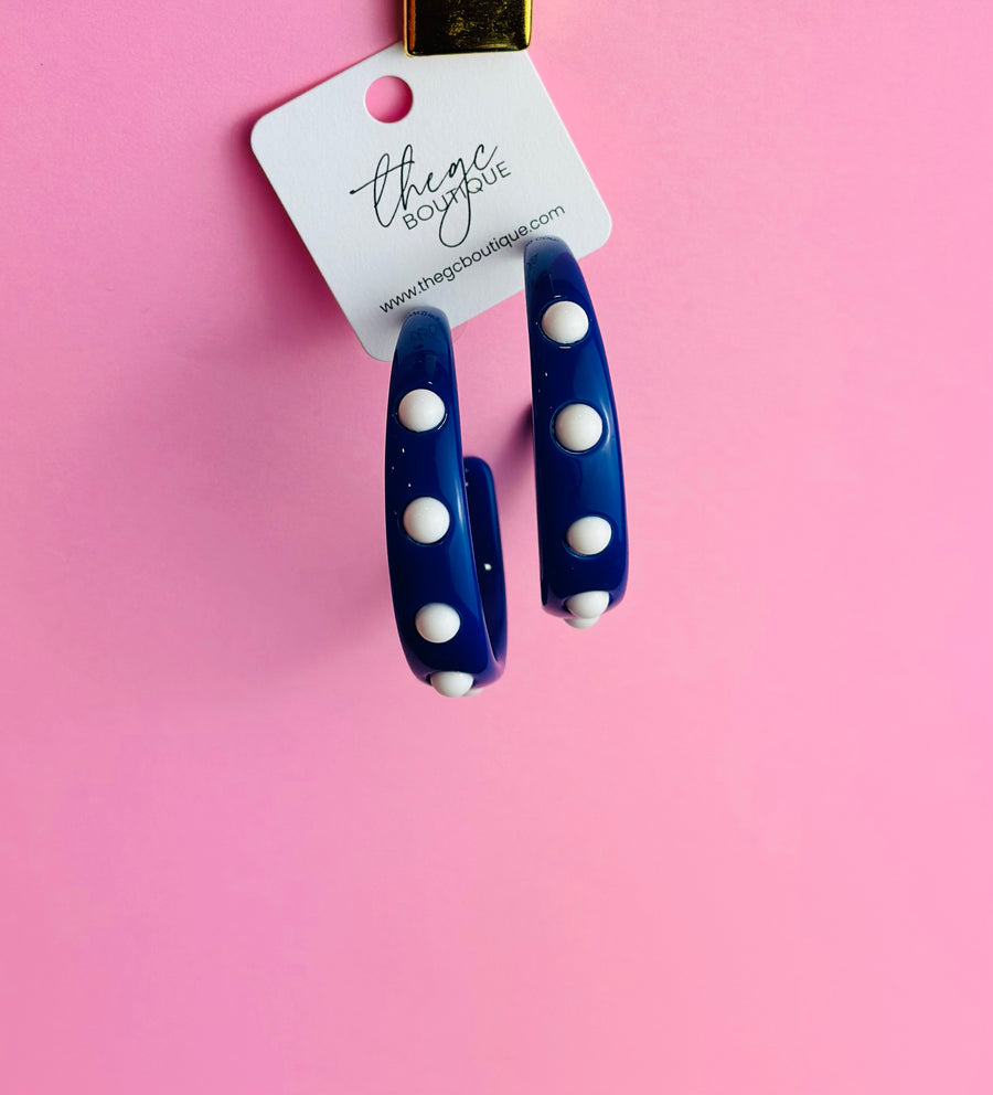 Acrylic Pearl Hoop