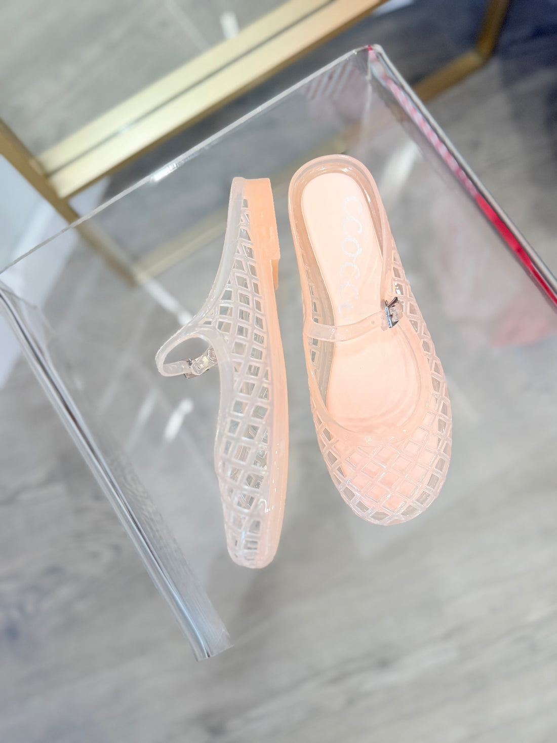 Mary Jane Jelly Shoe (Natural)