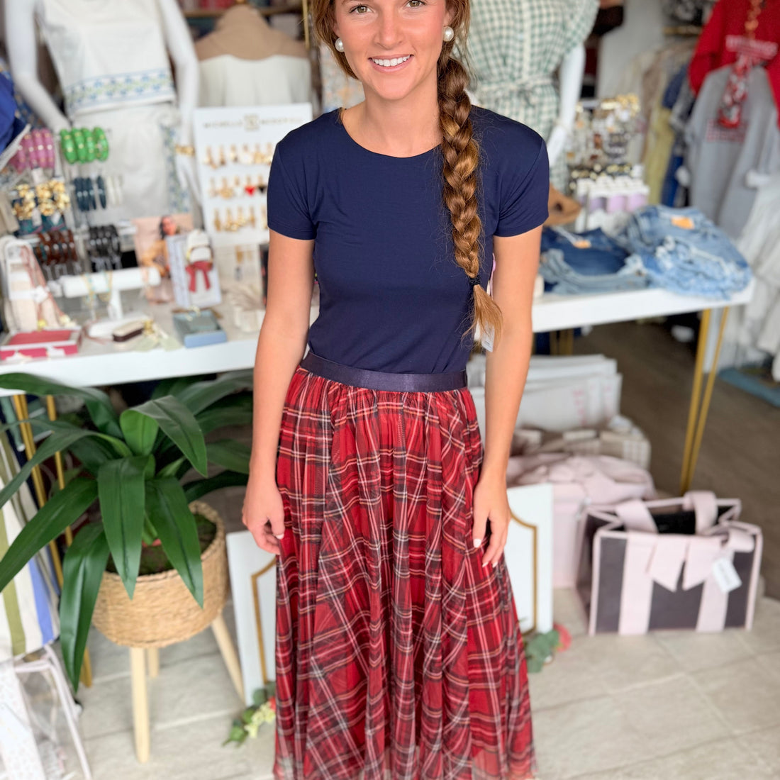 Riley Skirt (Red)