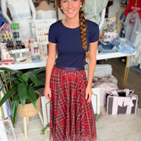 Riley Skirt (Red)