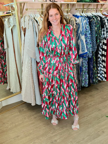 Gracelyn Twisted Pink Dress