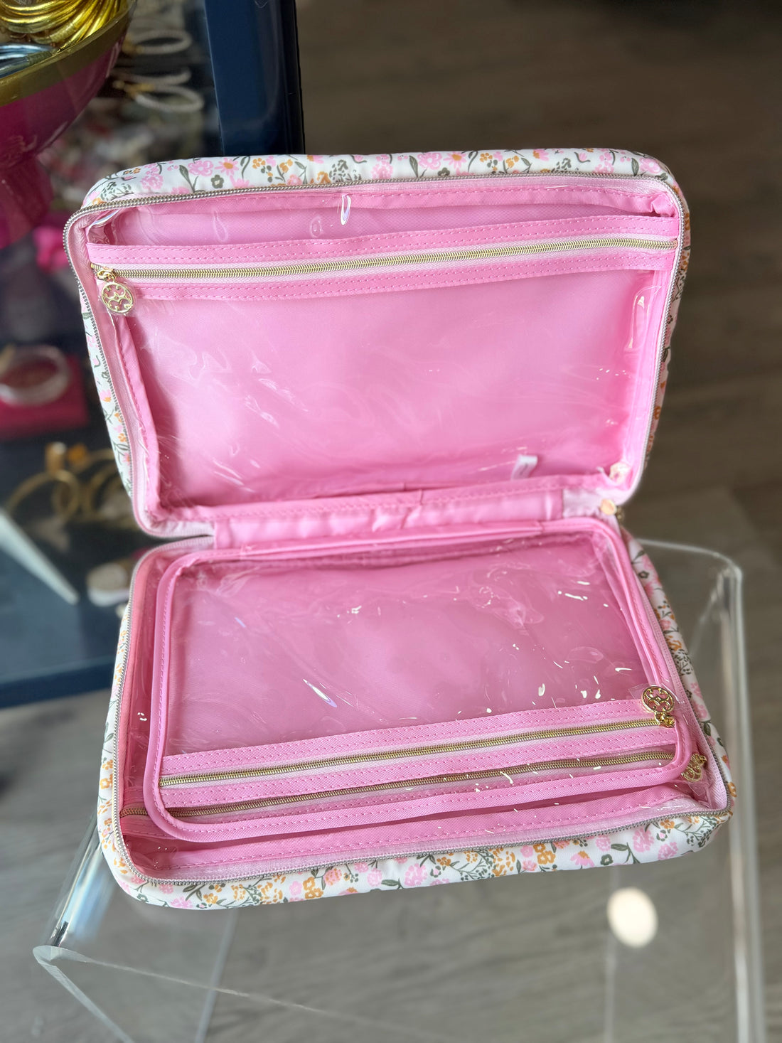 Petal Charm Toiletry Bag