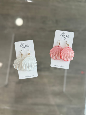 Shell Earring (pink)