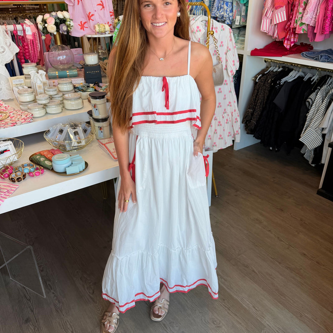 Natalie Dress (White)