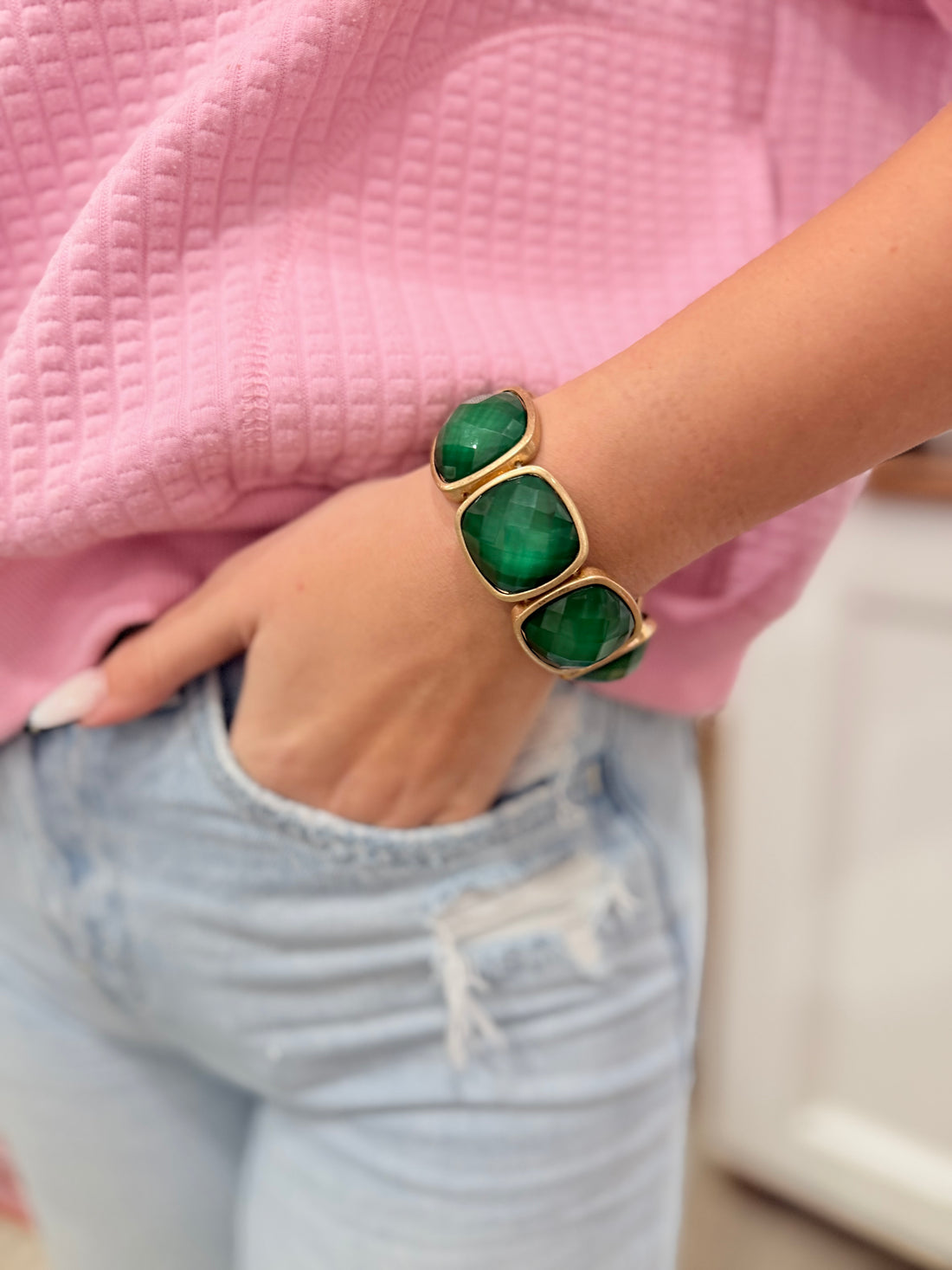 Poppy Bracelet (Green)