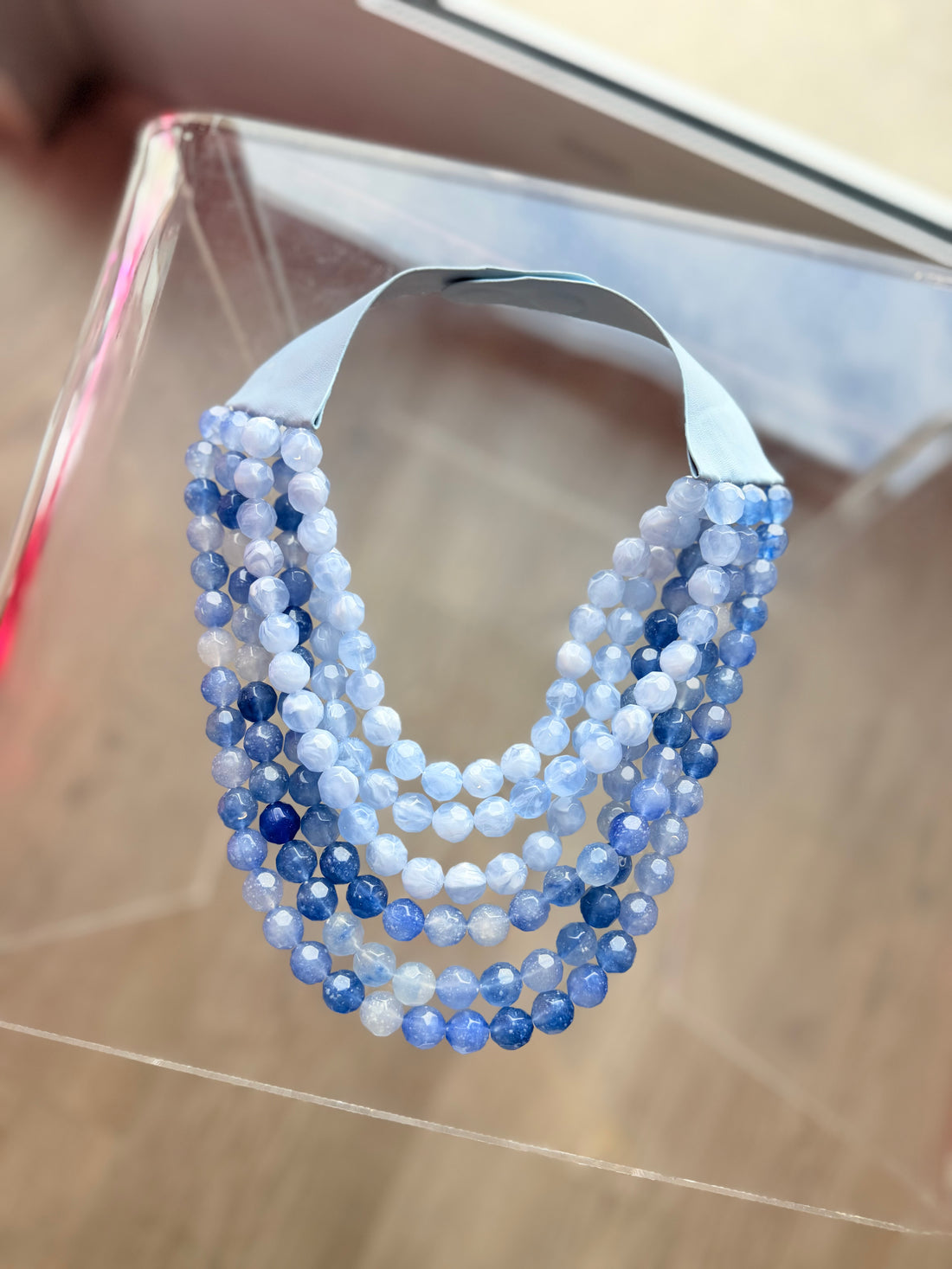 Austen Necklace (Multi Blue)